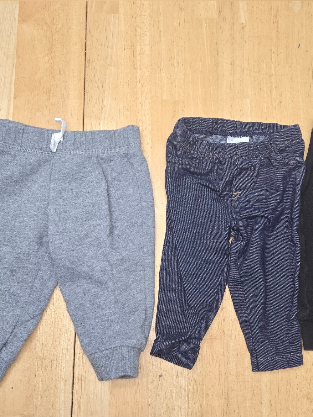 Carter's 3-Pack Jogger Pants in Gray, Navy & Black